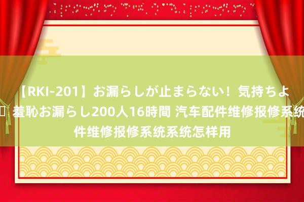 【RKI-201】お漏らしが止まらない！気持ちよすぎる失禁・羞恥お漏らし200人16時間 汽车配件维修报修系统系统怎样用