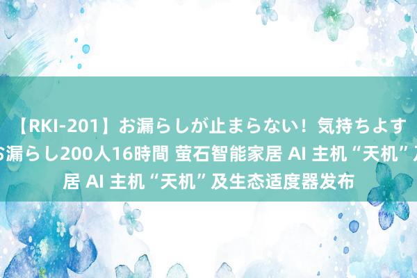 【RKI-201】お漏らしが止まらない！気持ちよすぎる失禁・羞恥お漏らし200人16時間 萤石智能家居 AI 主机“天机”及生态适度器发布