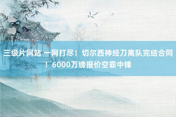 三级片网站 一网打尽！切尔西神经刀离队完结合同！6000万镑报价空霸中锋